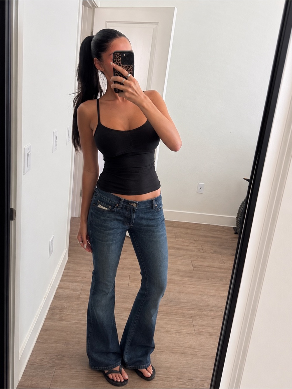 Diesel Vintage Lowrise Stretch Flared Jeans